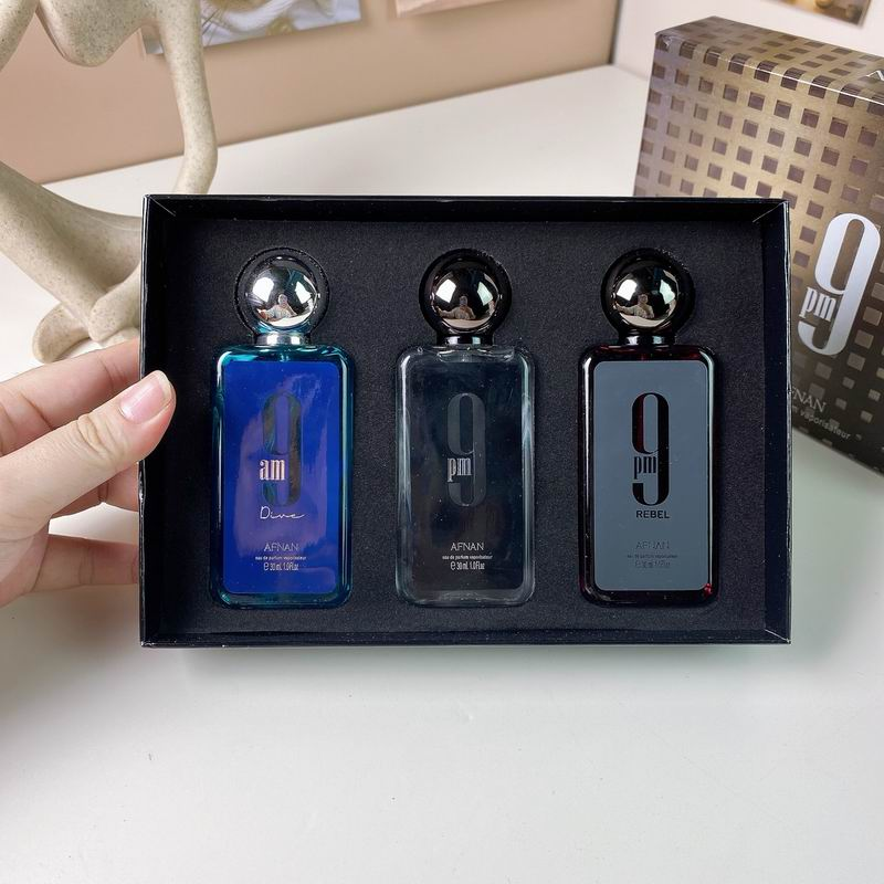 Afnan 9PM Fragrance Gift Set – 3x30ml EDP Miniature Collection